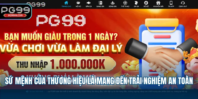 Sứ mệnh của thương hiệu là mang đến trải nghiệm an toàn