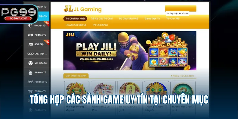 Khám phá chuyên mục game nổ hũ PG99 hấp dẫn